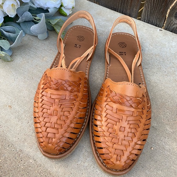 Mexican Huaraches made 100% out of leather - Picture 3 of 3